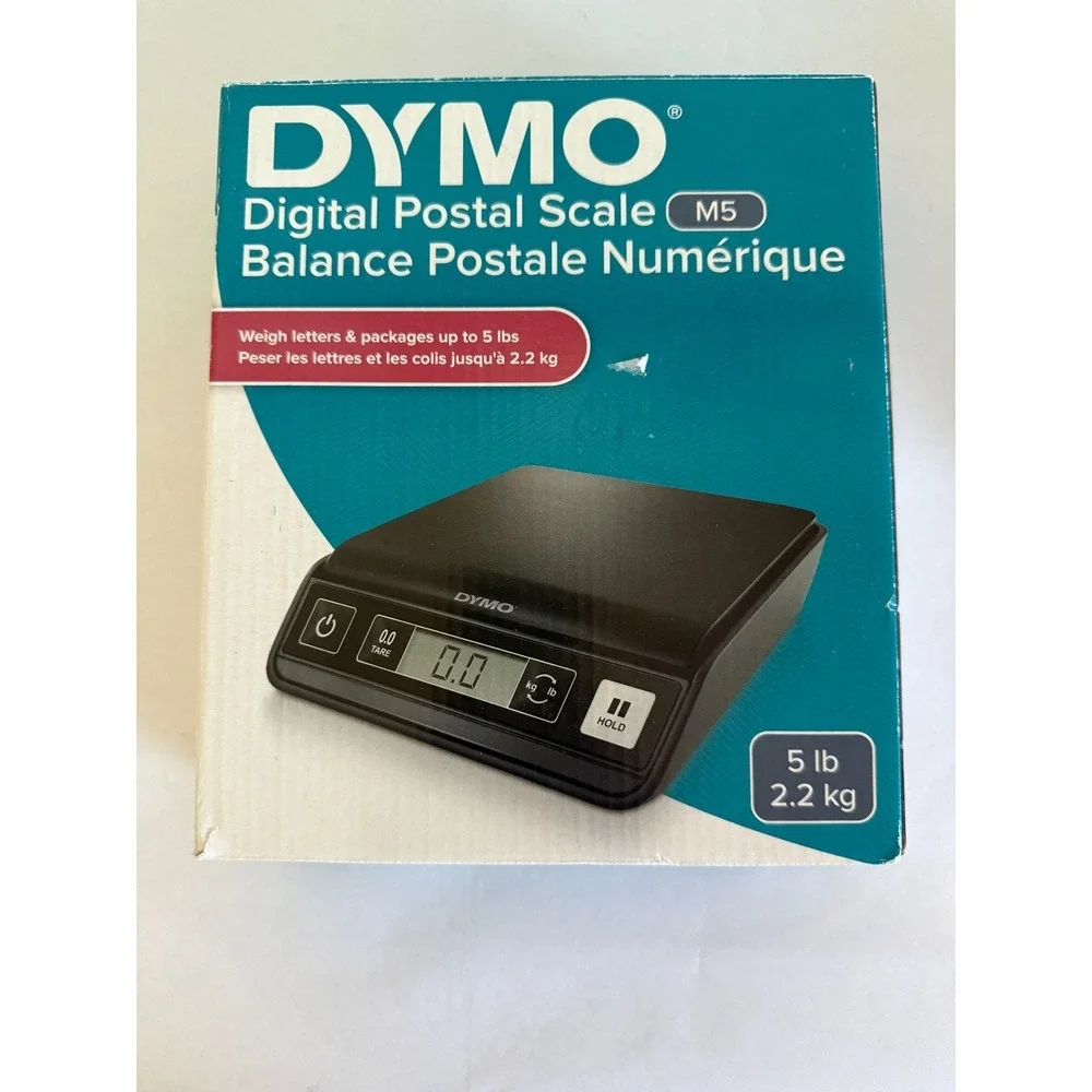 DYMO M5 Digital Postal Scale 5lb 2.2kg‎ Without Cable Excellent